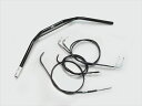 バイク用品 ハンドルハリケーン HURRICANE トラッカーHIGH ブリッジ付 ハンドルSETH711-031B 4936887879261取寄品
