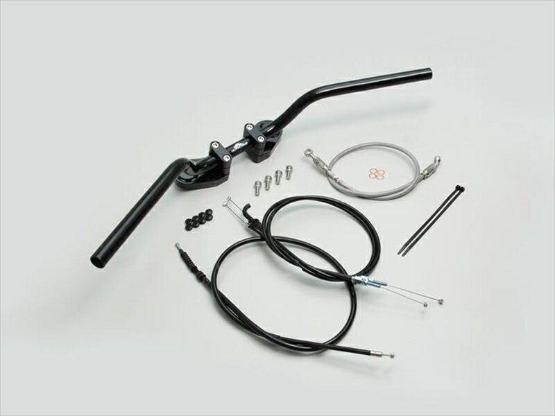 バイク用品 ハンドルハリケーン HURRICANE ヨーロピアン1型 バーハンドルkitHBK681BS 4936887715910取寄品