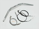 バイク用品 ハンドルハリケーン HURRICANE トラッカーHIGH ブリッジ付 ハンドルSETH008-031C 4936887791464取寄品