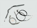 バイク用品 ハンドルハリケーン HURRICANE ヨーロピアン1型 ハンドルSETH008-009B 4936887858396取寄品