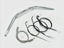 バイク用品 ハンドルハリケーン HURRICANE トラッカーHIGH ブリッジ付 ハンドルSETH010-031C 4936887771596取寄品