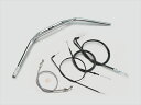 バイク用品 ハンドルハリケーン HURRICANE トラッカーHIGH ブリッジ付 ハンドルSETH012-031C 4936887828344取寄品