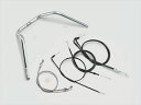 バイク用品 ハンドルハリケーン HURRICANE 200アップ3型プルバック ハンドルSETH012-013C 4936887868005取寄品