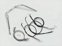 バイク用品 ハンドルハリケーン HURRICANE 200アップ3型プルバック ハンドルSETH704-013C 4936887865653取寄品