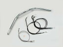 バイク用品 ハンドルハリケーン HURRICANE トラッカーHIGH ブリッジ付 ハンドルSETH506-031C 4936887933703取寄品