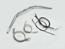 バイク用品 ハンドルハリケーン HURRICANE トラッカーHIGH ブリッジ付 ハンドルSETH702-031C 4936887965209取寄品