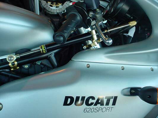 バイク用品 ハンドルHYPERPRO ハイパープロ ステダンステーSET 140mm DUCATI 750 S...