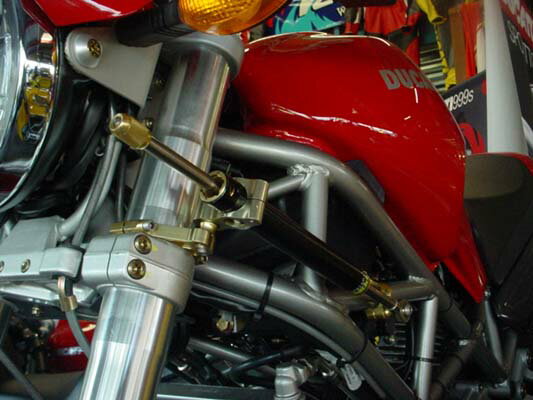 バイク用品 ハンドルHYPERPRO ハイパープロ ステダンステーSET 120mm DUCATI 750 SS CARENATA 900 SS CARENATA22119010 4538792054933