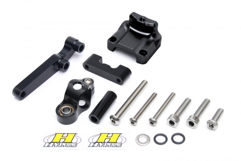 バイク用品 ハンドルHYPERPRO ハイパープロ CNCステダンステーSET 75mm BLK NINJA250 13-1622117039B 4538792818320取寄品 セール
