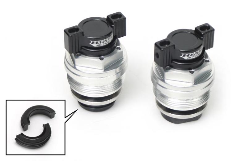 バイク用品 サスペンション ローダウンHYPERPRO ハイパープロ プリロードアジャスター BLK CBR250RR 17-19(ABS可)22615102 4538792854199取寄品 セール