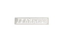 【5日前後で発送】バイク用品 アクセサリーHYPERPRO ハイパープロ ロゴステッカー ヌキ WHT文字 120mm22900178 453879289072...