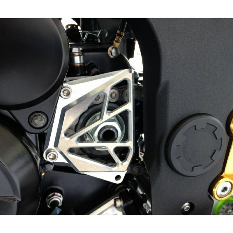 バイクパーツ 駆動系ケイファクトリー Fスプロケカバー メタリックシルバー 175FZAQ026N 4582215608845