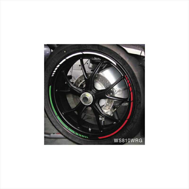 バイクパーツ アクセサリーケイティ NEW ホイールストライプWS810Y 4548664818853イエロー