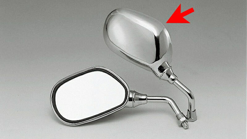 【5日前後で発送】バイク用品 ハンドルKIJIMA キジマ ミラー ミニ メッキ 8mm R203-9271 4934154129491