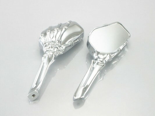 【5日前後で発送】バイク用品 ハンドルKITACO キタコ ゴーストミラー クロームメッキ675-1000010 4990852075805