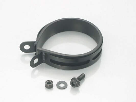 【5日前後で発送】 バイク用品 マフラーKITACO キタコ サイレンサーバンド(ステンレス ブラック) φ100..