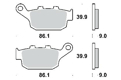 【5日前後で発送】 バイク用品 ブレーキ クラッチKITACO キタコ SBSブレーキパッド 881HF ストリート CBR250R MC41777-0881000 4990852080182取寄品