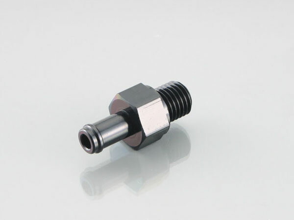 【5日前後で発送】 バイク用品 冷却系KITACO キタコ ニップル M10-P1.25 ブラック 6mmホース用0900-990-90022 49908520...