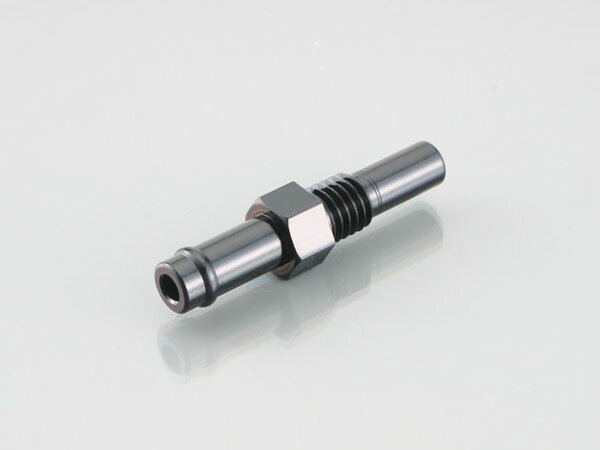 【5日前後で発送】 バイク用品 冷却系KITACO キタコ ニップル LONG M8-P1.25 ブラック 6mmホース用0900-990-90023 4990...