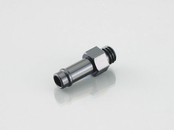 バイク用品 冷却系KITACO キタコ ニップル SHORT M8-P1.25 BLK 6mmホース用0900-990-90024 4990852080236取...