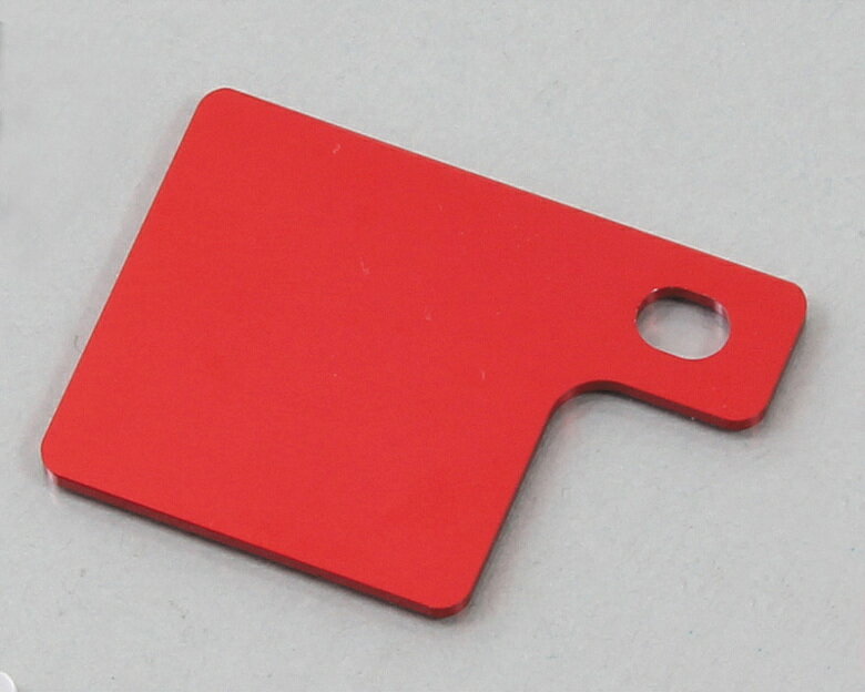 バイク用品 外装KITACO キタコ ジバイセキステッカープレート レッド699-0000010 4990852085774取寄品
