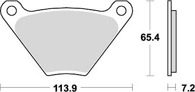【5日前後で発送】 バイク用品 ブレーキ クラッチKITACO キタコ SBSブレーキパッド 513LF FLH FLHS1200777-0513010 4990852044443取寄品