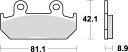 【5日前後で発送】 バイク用品 ブレーキ クラッチKITACO キタコ SBSブレーキパッド 593HF NSR250R 86-87777-0593000 49...