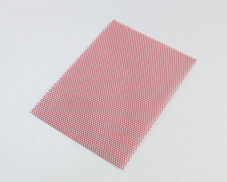 【5日前後で発送】 バイク用品 外装KITACO キタコ アルミメッシュシート ホソメ レッド0900-960-00220 4990852110223取寄品