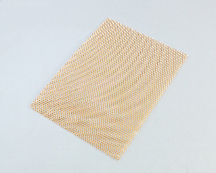 バイク用品 外装KITACO キタコ アルミメッシュシート ホソメ ゴールド0900-960-00270 4990852110254取寄品