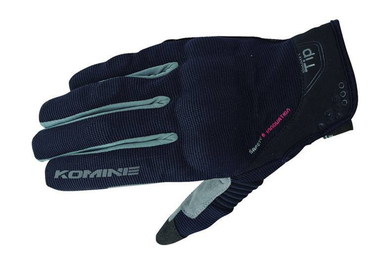 【5日前後で発送】 バイク用品 ウェア グローブコミネ GK-183 プロテクトメッシュグローブ BLK D.GRY ＃MKOMINE 06-183 取寄品