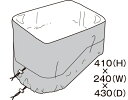 バイク用品 アクセサリーMOTOFIZZ モトフィズ レインカバー 290X220X360MP-263 4510819901963