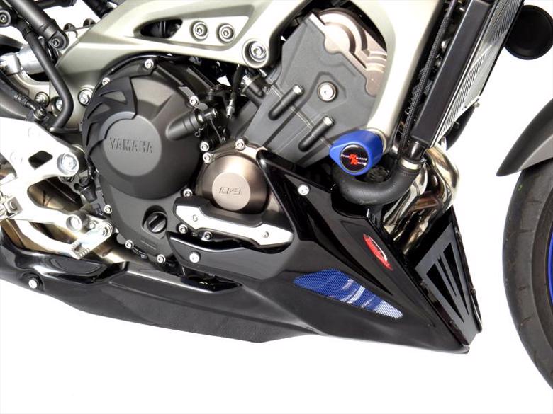 バイク用品 外装POWERBRONZE パワーブロンズ アンダーカウル マットBLK シルバーメッシュ MT-09 TRACER 15-320-Y119-670 4548916725434取寄品 セール