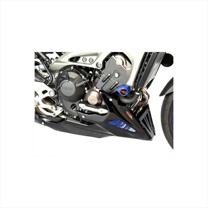 バイク用品 外装POWERBRONZE パワーブロンズ アンダーカウル マットBLK ブルーメッシュ MT-09 TRACER 15-320-Y119-770 4548916725441取寄品 セール