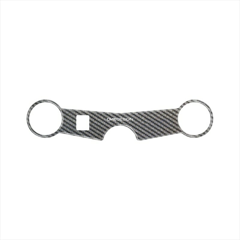 バイクパーツ ハンドルワンデザイン トップブリッジステッカー カーボン調PPSS16P 4549950281702GSX-R600 00-03