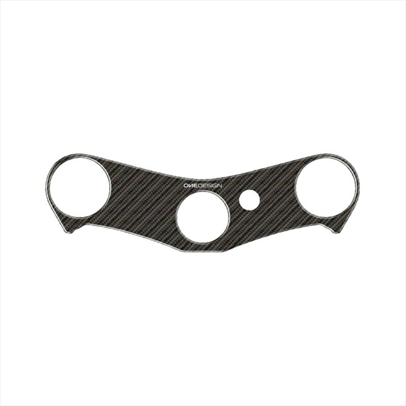 バイクパーツ ハンドルワンデザイン トップブリッジステッカー カーボン調PPSY14P 4549950281832YZF-R1 07-08