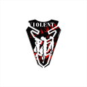 バイクパーツ 外装ワンデザイン タンクパッド バイオレント VIOLENT レッドCGEXRP 4549950968368229x168mm