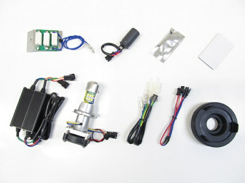バイク用品 電装系Protec プロテック LB4-KSR LEDヘッドライトバルブ KSR110PRO 14-(KL110E)65054 4961421415490取寄品