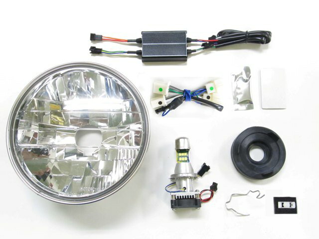 バイク用品 電装系Protec プロテック LBH-H19 LEDマルチリフレクターヘッド ライト6000k CB1100EX 17-1964010-60 4961421415773取寄品