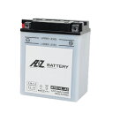 【5日前後で発送】 AZバッテリー ATB14L-A2-SMF 《AZ battery バイク用 即用式 液入り充電済 シールド型》