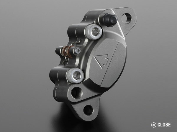 バイクパーツ シフトアップ ビレットキャリパー スモークチタン200051-21-10 4580425070575ロゴマーク 160mmローター