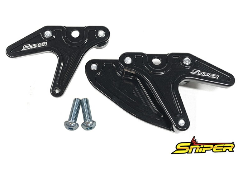 バイクパーツ メンテナンススナイパー レーシングスタンドフック ブラック SP0091BK 4589993472163スプロケットガード付 タイプA 汎用