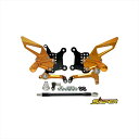 バイクパーツ ステップスナイパー バックステップ ゴールド ストリート用 SP0102SGD 4589993472897NINJA ZX-25R クイックシフター無し車対応