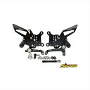 バイクパーツ ステップスナイパー バックステップ ブラック ストリート用 SP0102QBK 4589993472927NINJA ZX-25R SE クイックシフター装着車対応