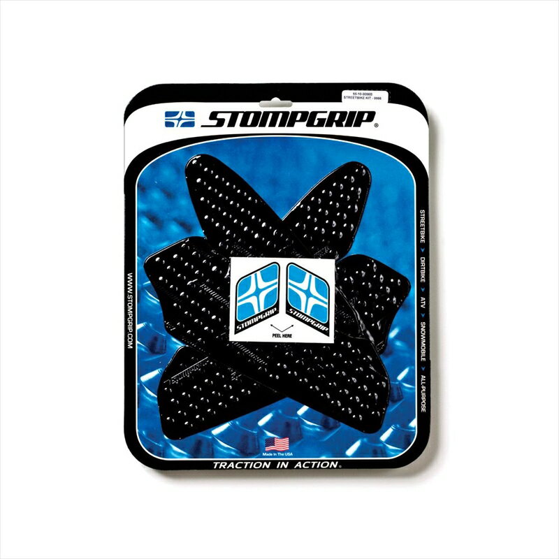 バイク用品 外装STOMPGRIP ストンプグリップ トラクションパッドタンクキット ブラック MONSTER 99-0855-10-0066B 4548664029983取寄品 セール