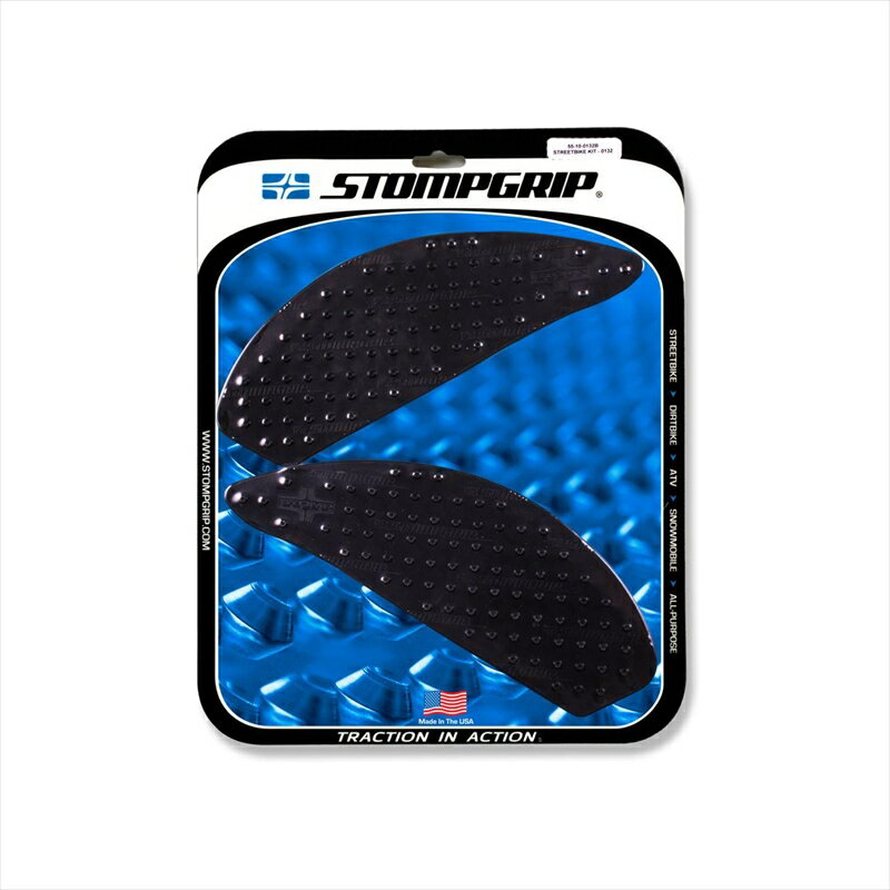 バイクパーツ 外装ストンプグリップ トラクションパッドタンクキット ブラック55-10-0132B 45489168786..