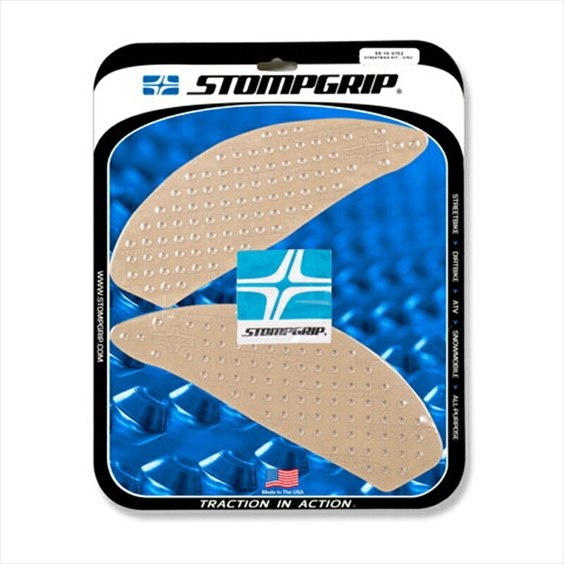 SUZUKI - バイクパーツSTOMPGRIP(ストンプグリップ) トラクションパッドタンクキット クリア 55-10-0152C4549950870876