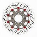 バイク用品 ブレーキ クラッチSUNSTAR BRAKE サンスター プレミアムR スリット&ホール R ZRX1200DAEG(φ310)ピン:レッドES20...