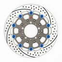 バイク用品 ブレーキ クラッチSUNSTAR BRAKE サンスター プレミアムR スリット&ホール L ZRX1200DAEG(φ310)ピン:ブルーES20...