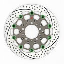 バイク用品 ブレーキ クラッチSUNSTAR BRAKE サンスター プレミアムR スリット&ホール R ZRX1200DAEG(φ310)ピン:グリーンES2...