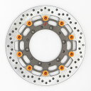 バイク用品 ブレーキ クラッチSUNSTAR BRAKE サンスター プレミアムR ホール YZF-R1M(φ320)ピン:オレンジLS127F-OR 4589...